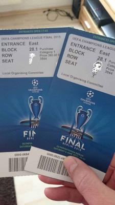 Las entradas para la UEFA Champions League final